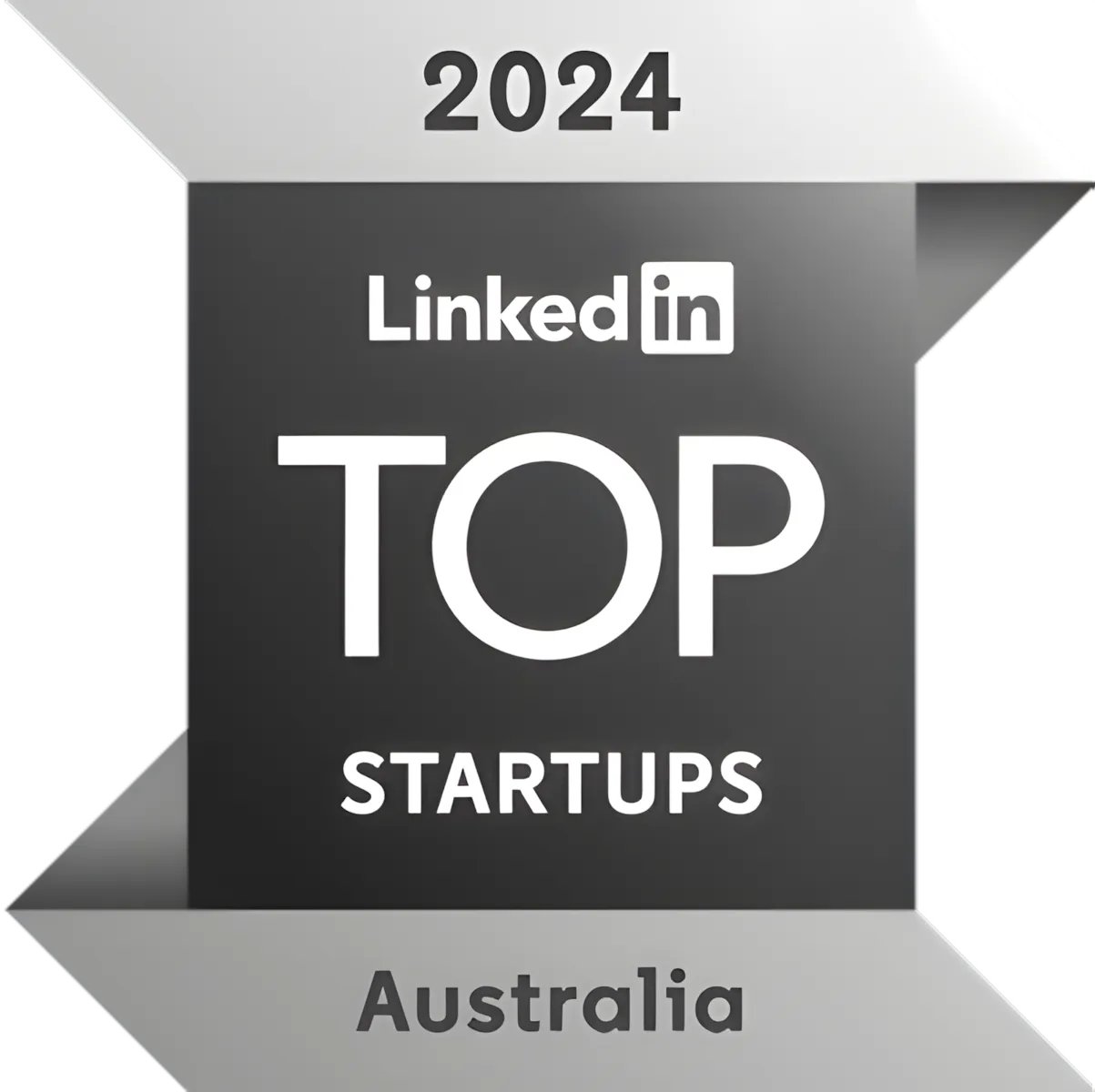 2024 LinkedIn topStartups Australia awards badge