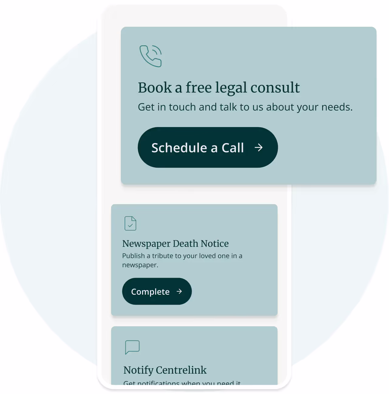 legal support illustration
