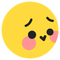 TikTok flushed expression