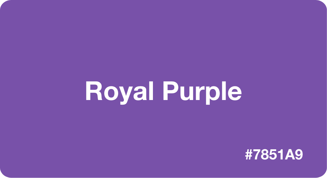 Royal Purple (#7851a9): Color Codes & Palettes!