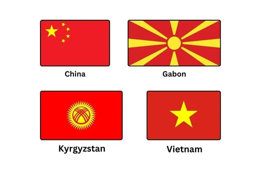 red and yellow flag