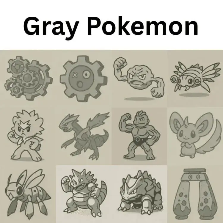 gray pokemon