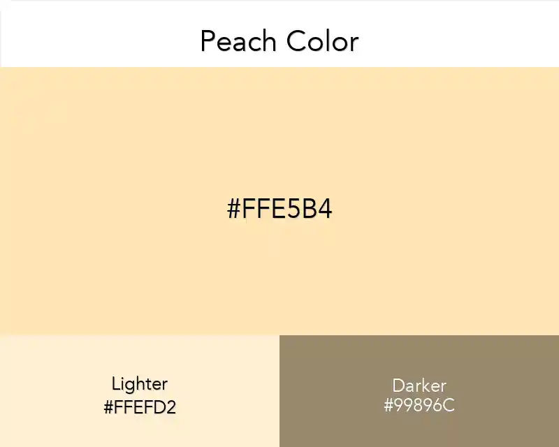 peach color