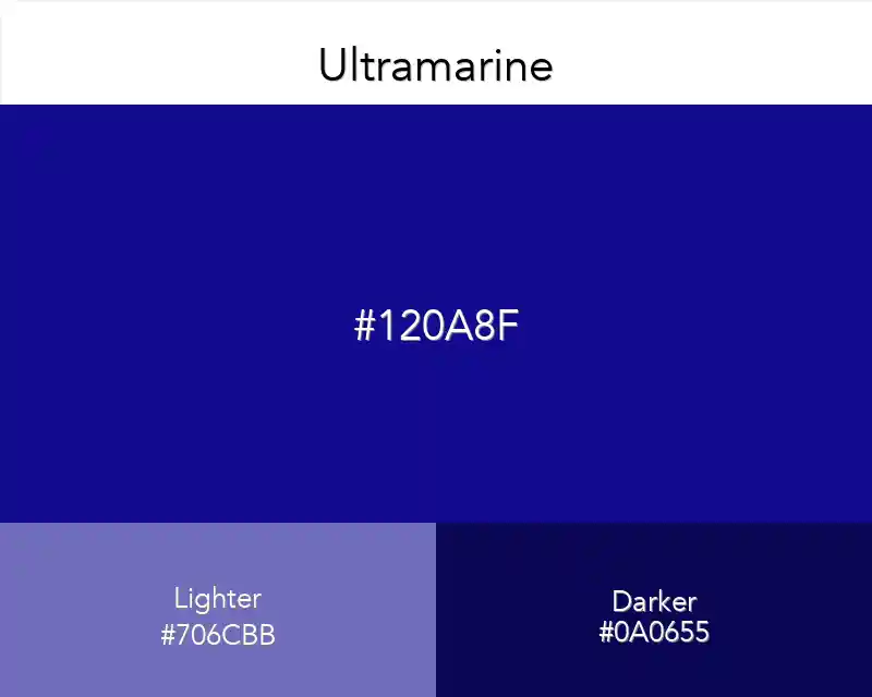 Ultramarine color
