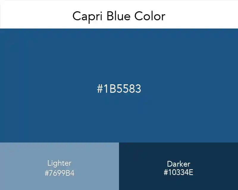 Capri Blue Color
