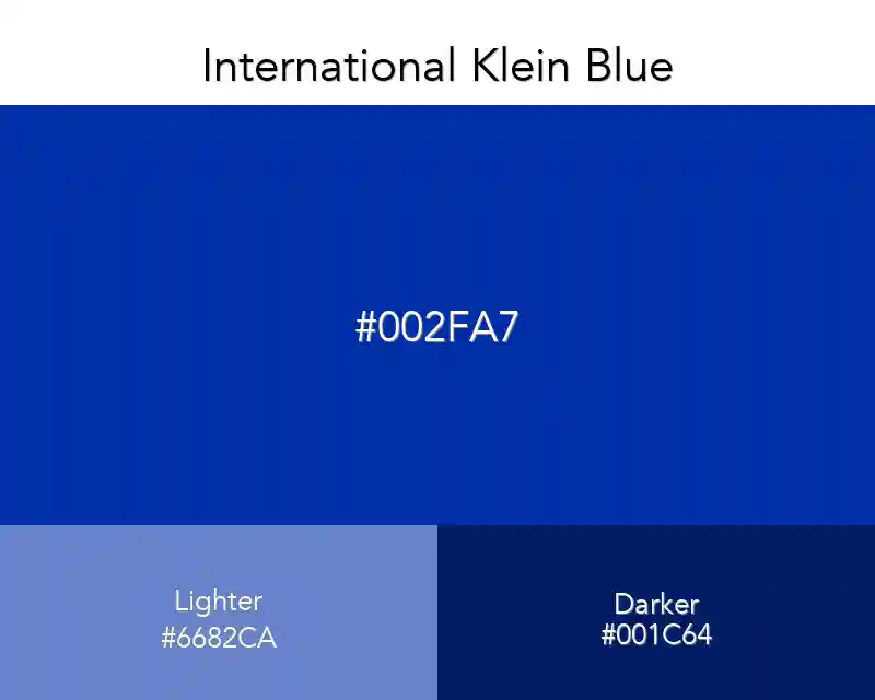 International Klein Blue