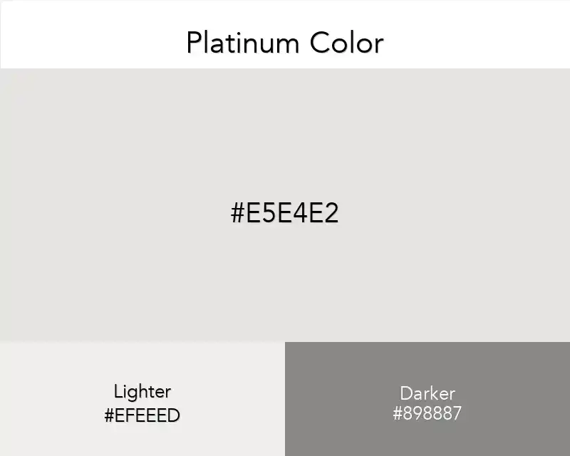 Platinum Color