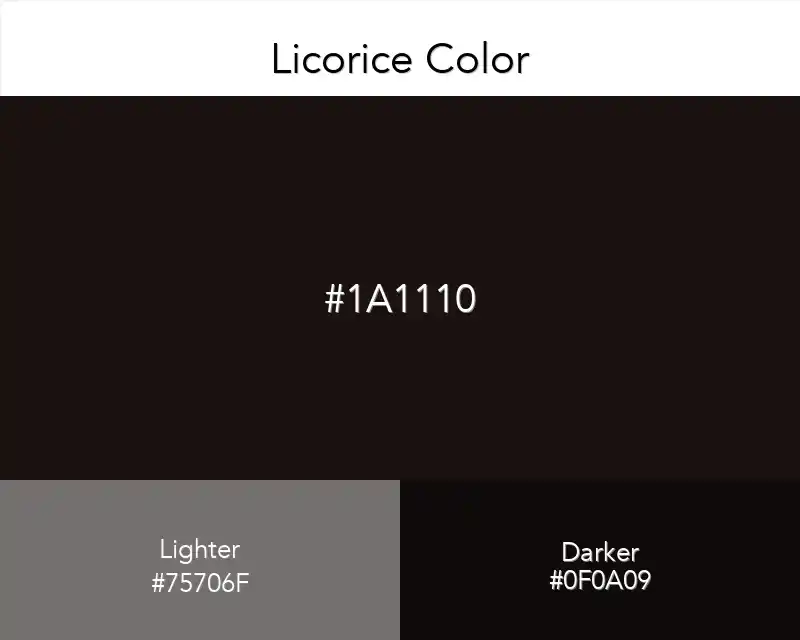Licorice Color