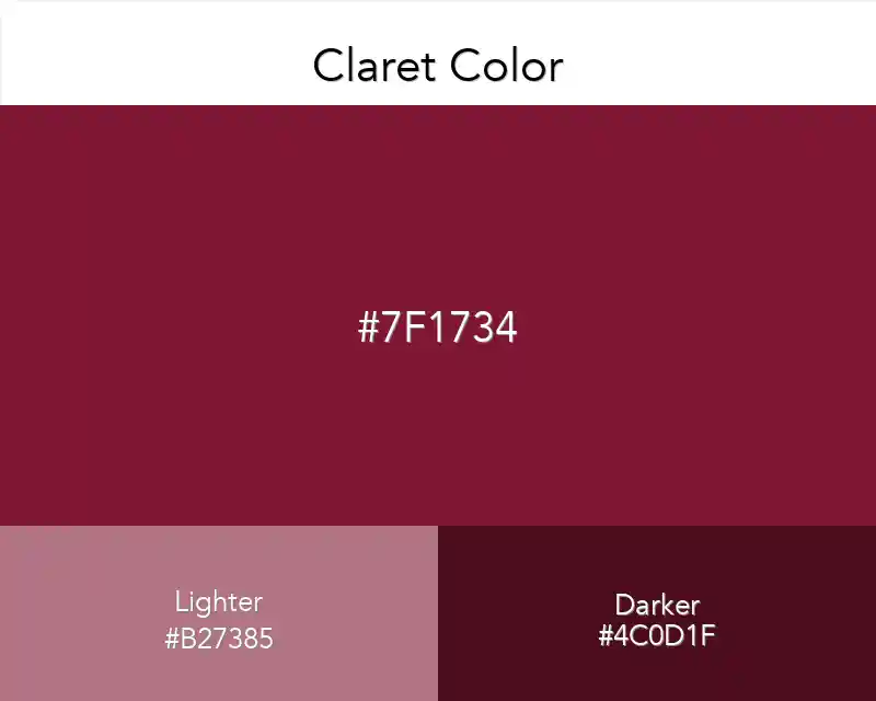 Claret Color