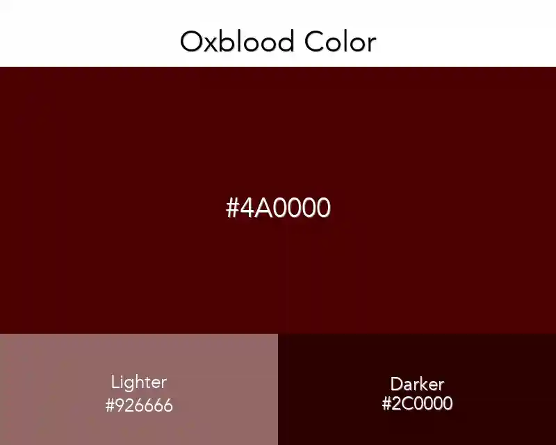 Oxblood Color