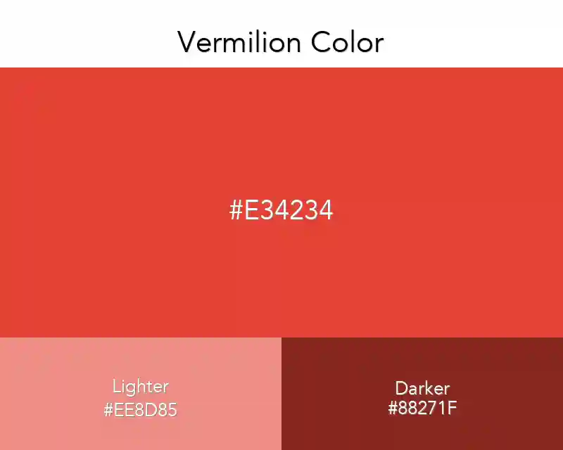 Vermilion Color