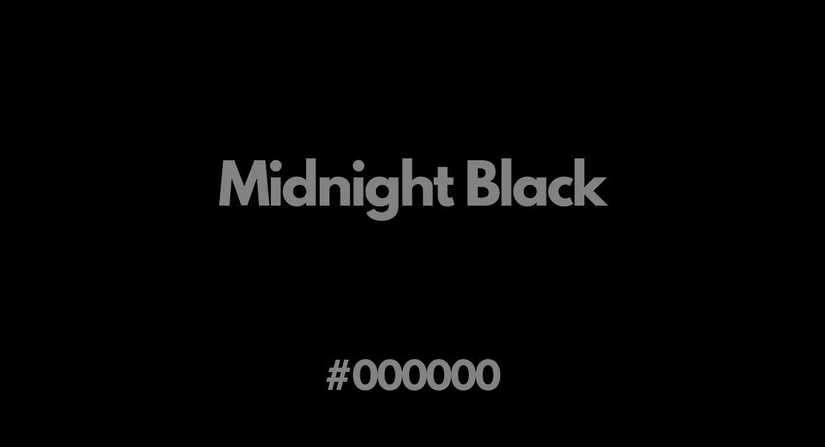 Midnight Black