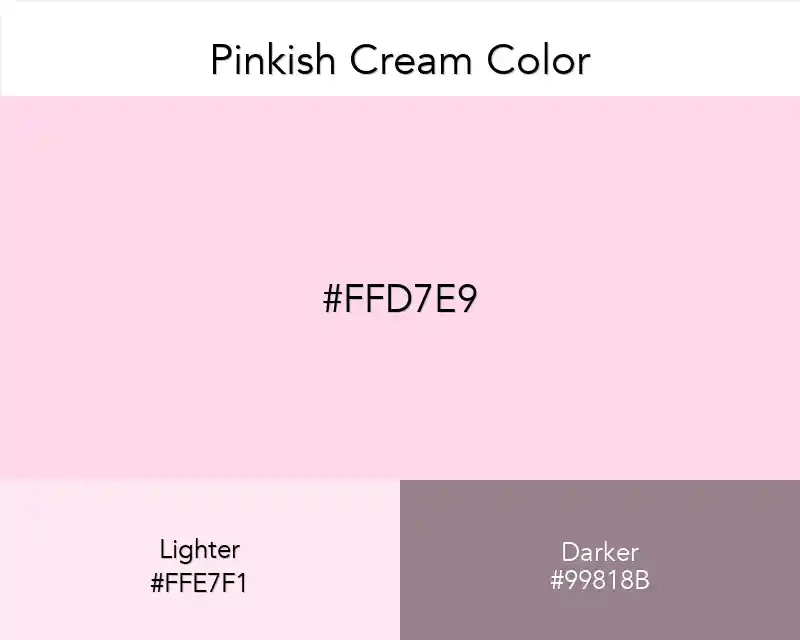 Pinkish Cream Color