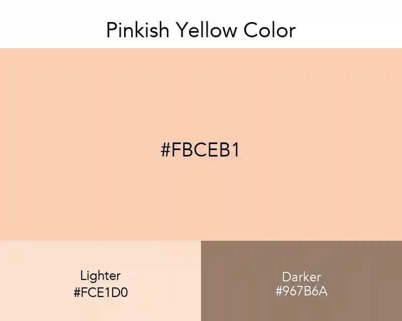 Pinkish Yellow Color