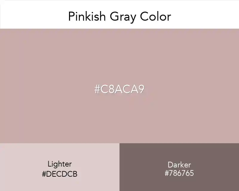 Pinkish Gray Color