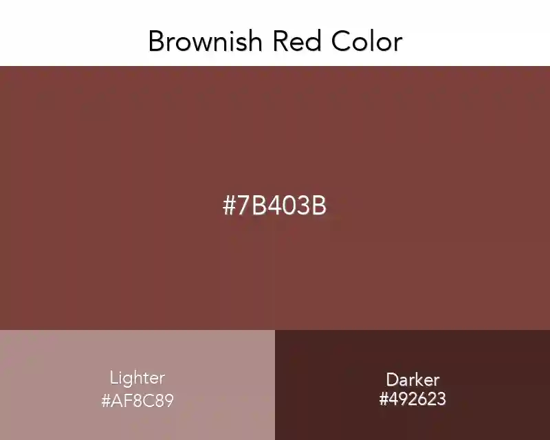 Brownish Red Color