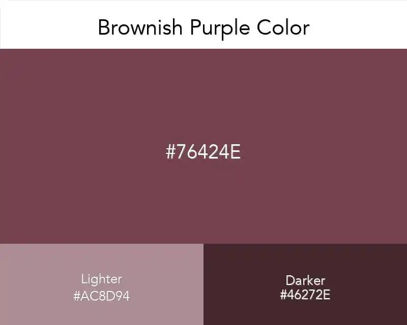 Brownish Purple Color