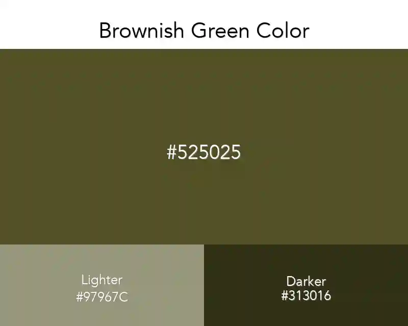 Brownish Green Color