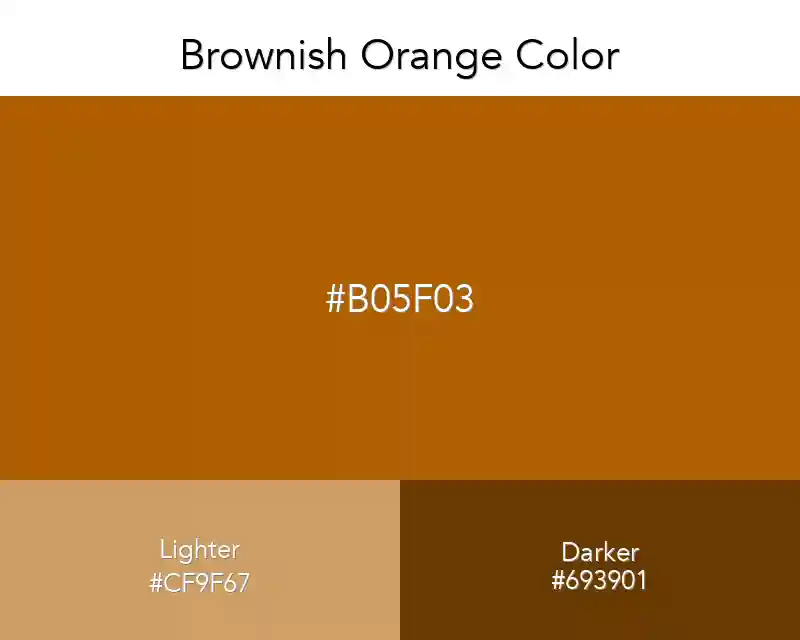 Brownish Orange Color