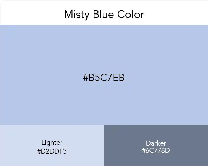Misty Blue Color