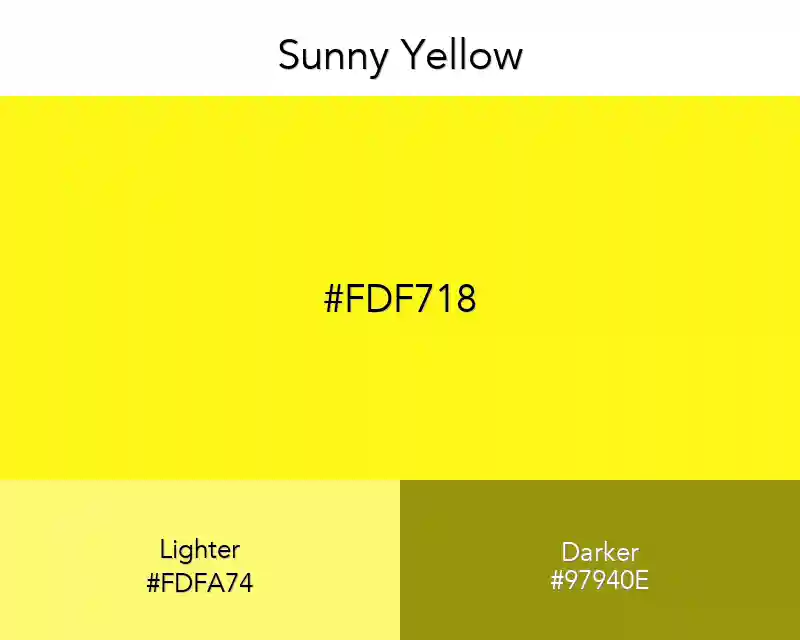 Sunny Yellow
