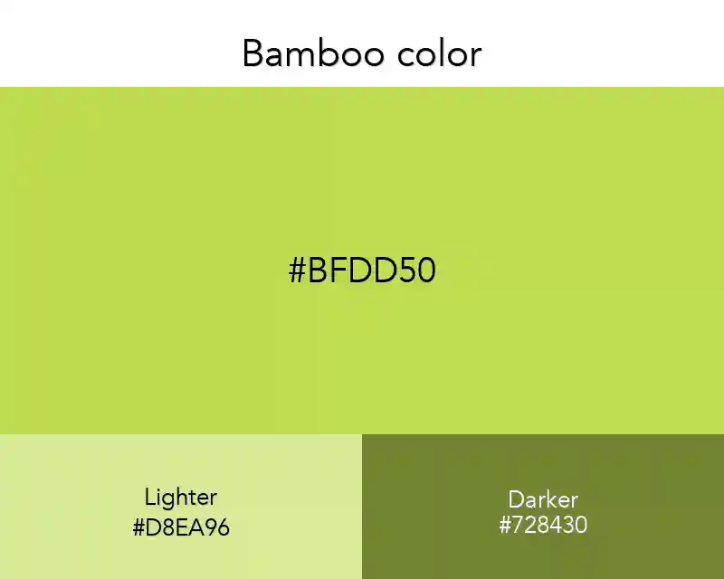 Bamboo color