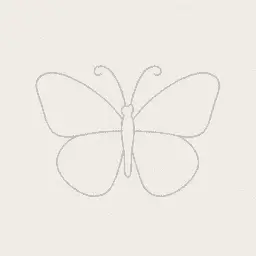 White butterfly