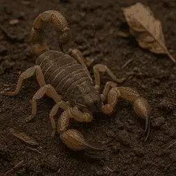 Arabian fat-tailed scorpion