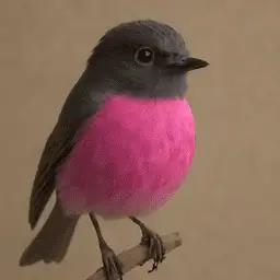Pink robin