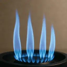 Gas flames