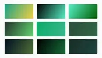 dark green gradients