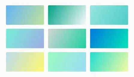teal gradients