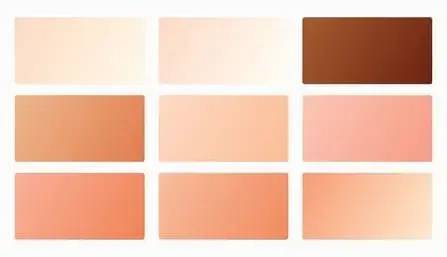 skin color gradients