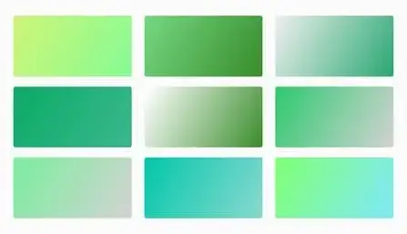 light green gradients