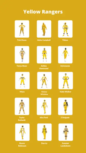 yellow rangers