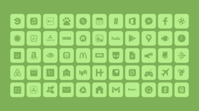 Light Green App Icons