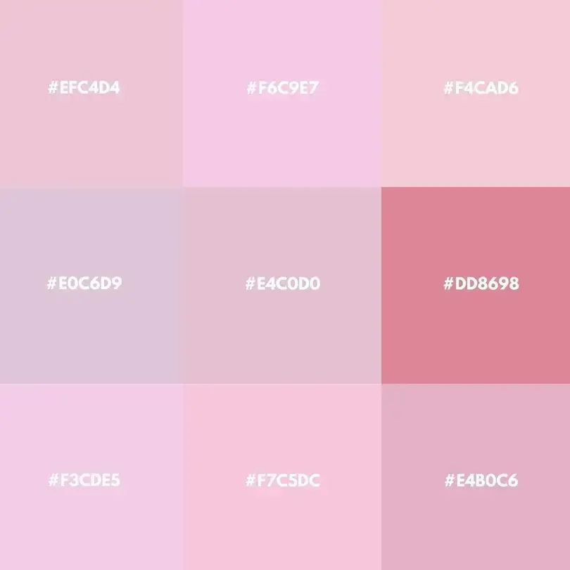 light pink paint colors
