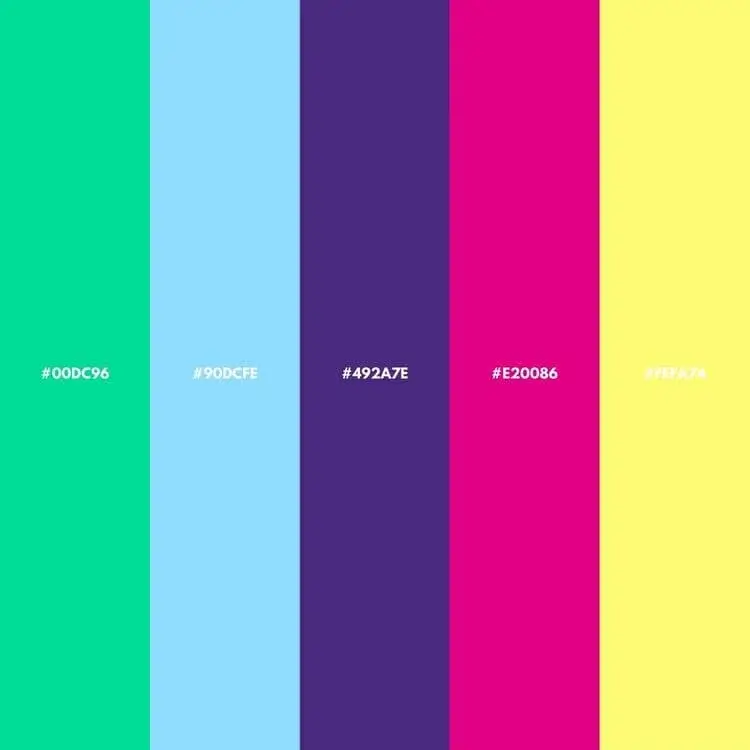 90s colors