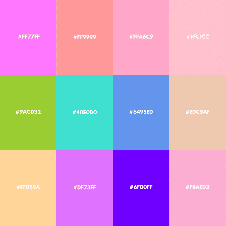 pretty colors