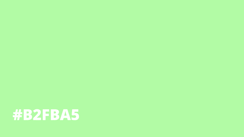 light pastel green
