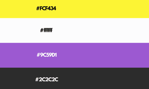 Nonbinary Flag Colors