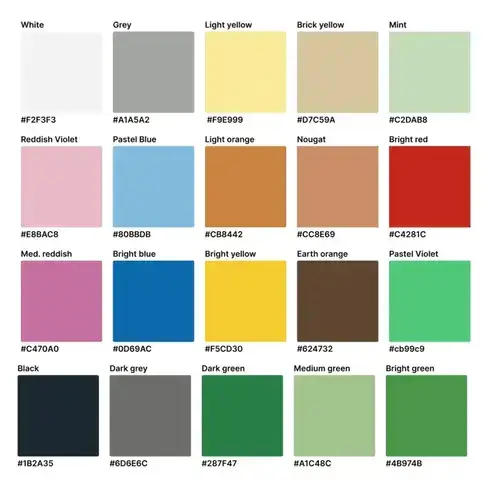 roblox color codes
