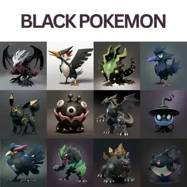 black pokemon