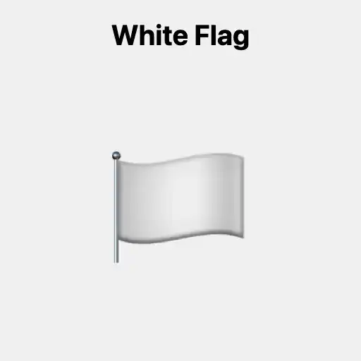 White Flag Emoji