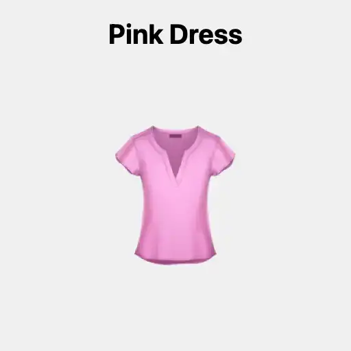 Pink Dress Emoji