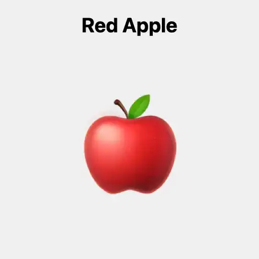 Red Apple Emoji