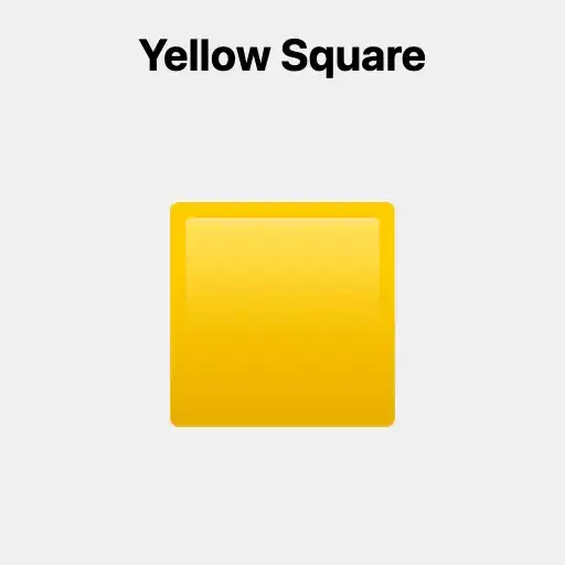 Yellow Square Emoji