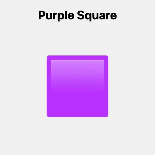 Purple Square Emoji