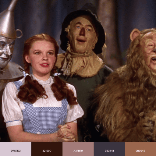 The Wizard of Oz colors
