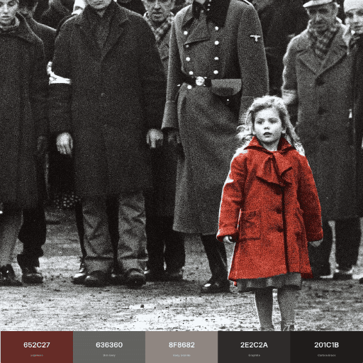 Schindler’s List colors